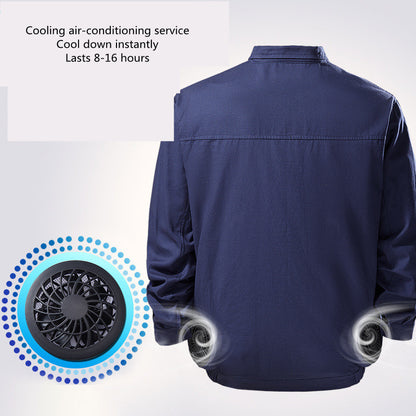 Fan Clothes Cooling Overalls Air-conditioning Clothes Refrigeration Site