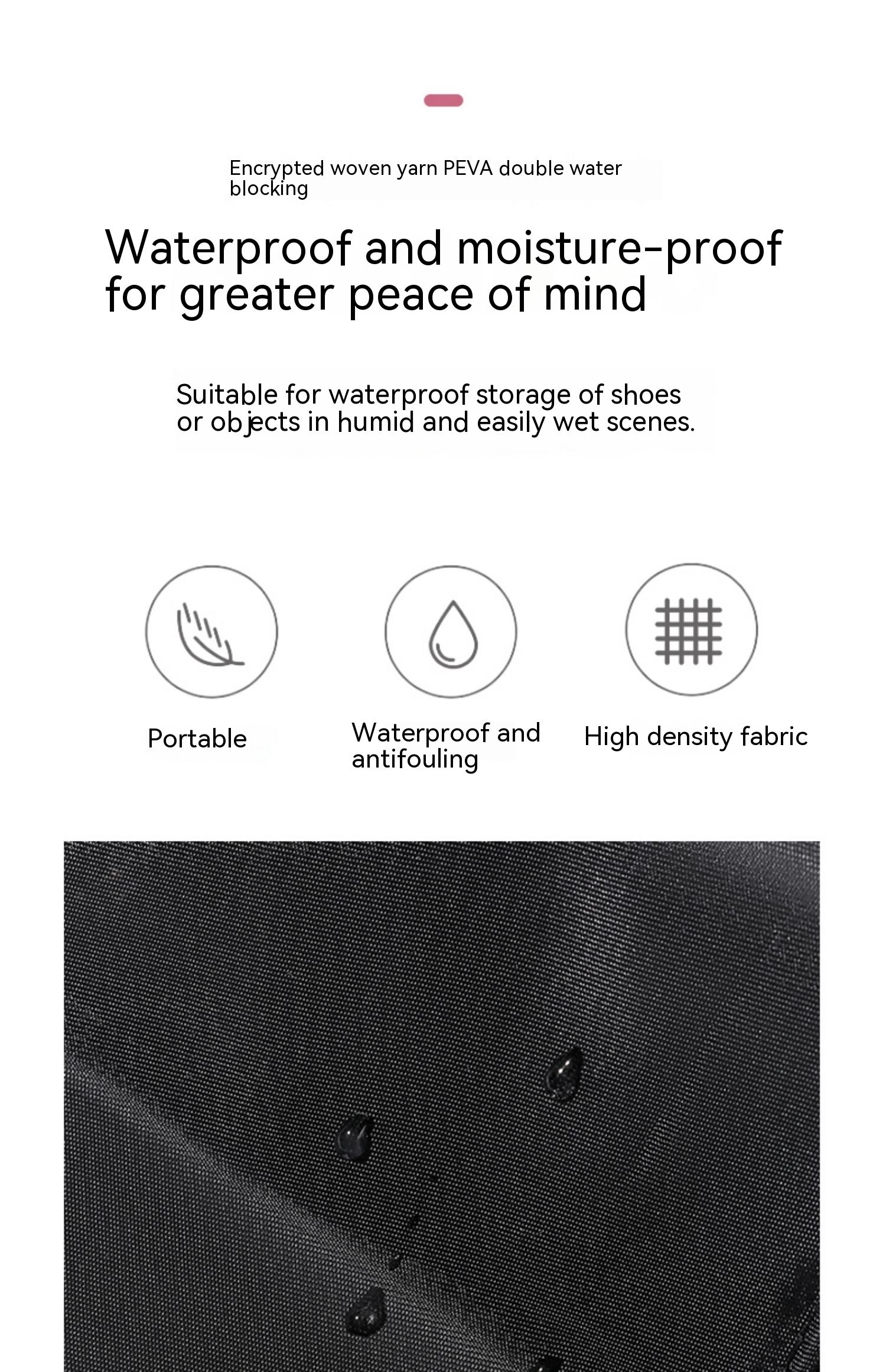 Travel Portable Clothing Shoe Storage Bag