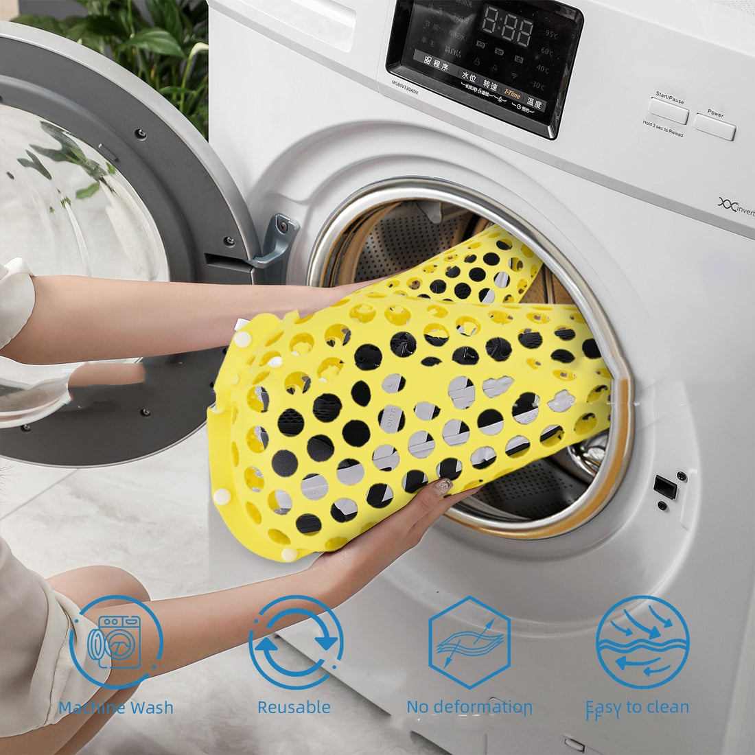 Silicone Shoe Washing Bag Household Anti-deformation Laundry Protection Bags