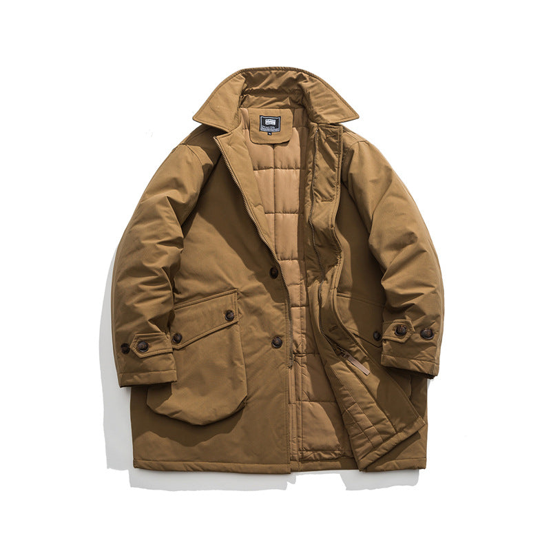 Retro Workwear Cotton-padded Clothes Couple Clothes