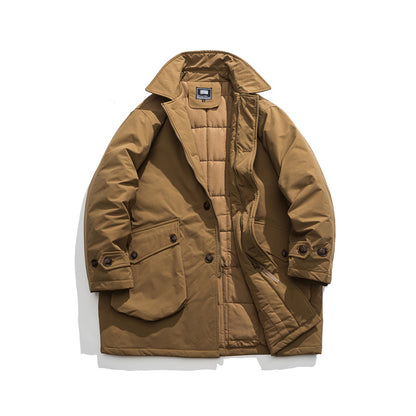 Retro Workwear Cotton-padded Clothes Couple Clothes