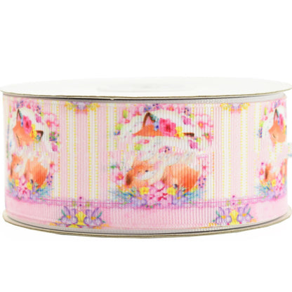 Cartoon Printed Ribbon Pet Shoes Clothing Hair Ornaments Accessories Ribbon Small Animal Ribbed Band Ribbon