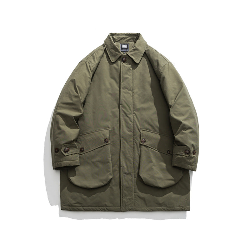 Retro Workwear Cotton-padded Clothes Couple Clothes